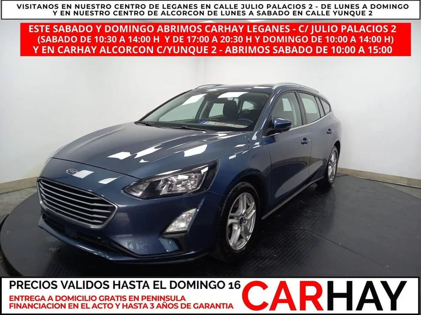 Ford Focus CLIPPER 1.5 EcoBlue Connected Bleu - 1