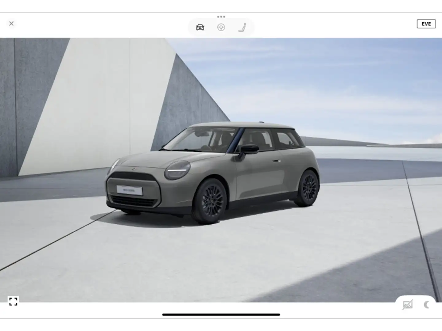 MINI Cooper E melting Silver Gris - 1