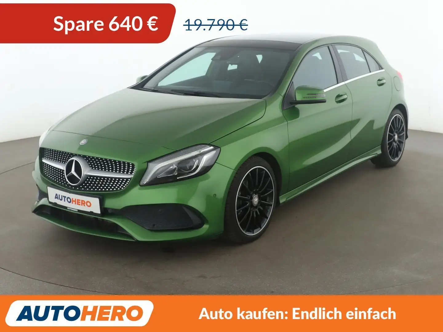 Mercedes-Benz A 180 A 180 BlueEfficiency AMG Sport Aut.*NAV*LED*LIMIT Grün - 1