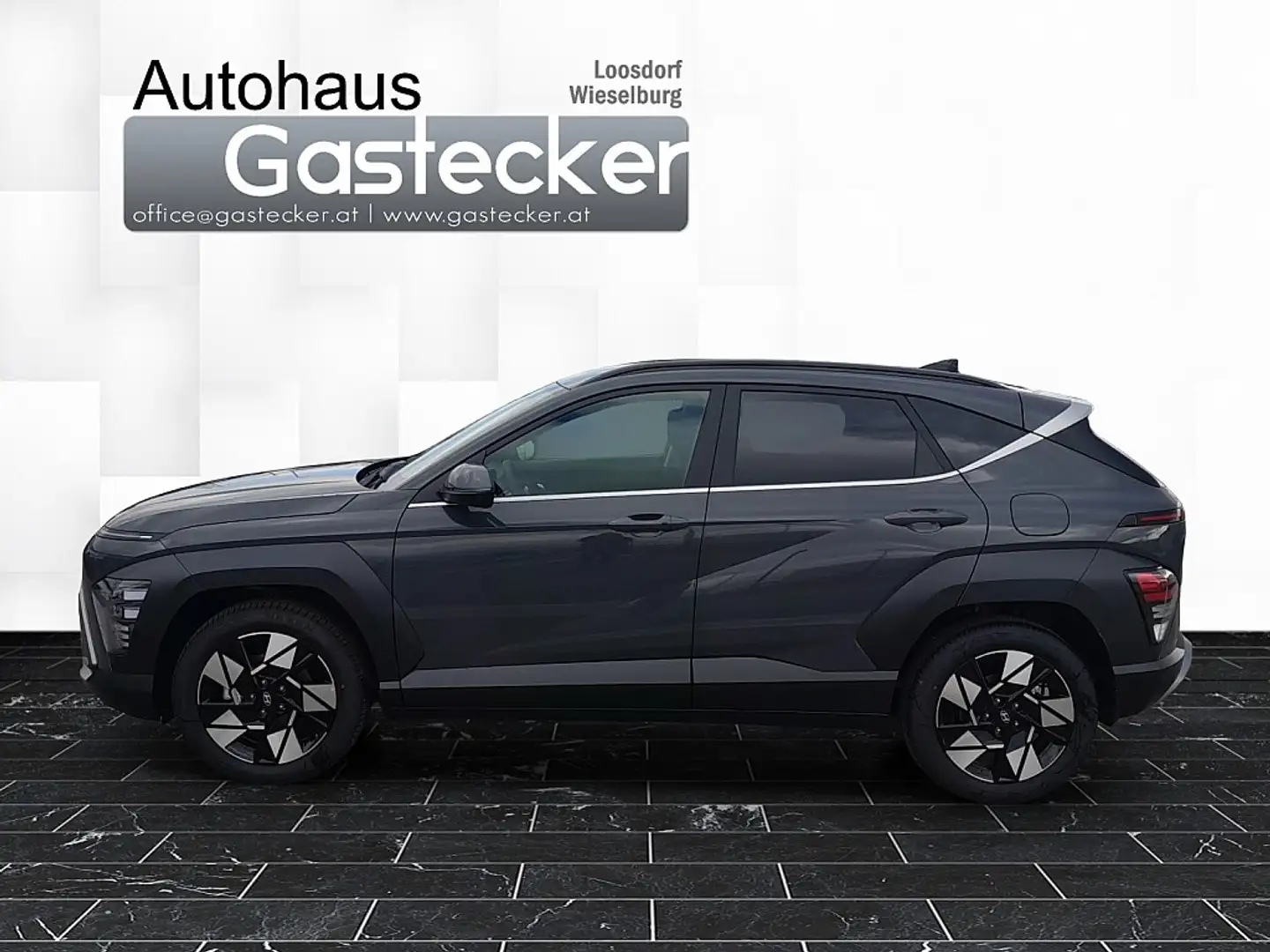 Hyundai KONA Kona 1,6 Hybrid 2WD GO Plus DCT Aut. Gris - 2
