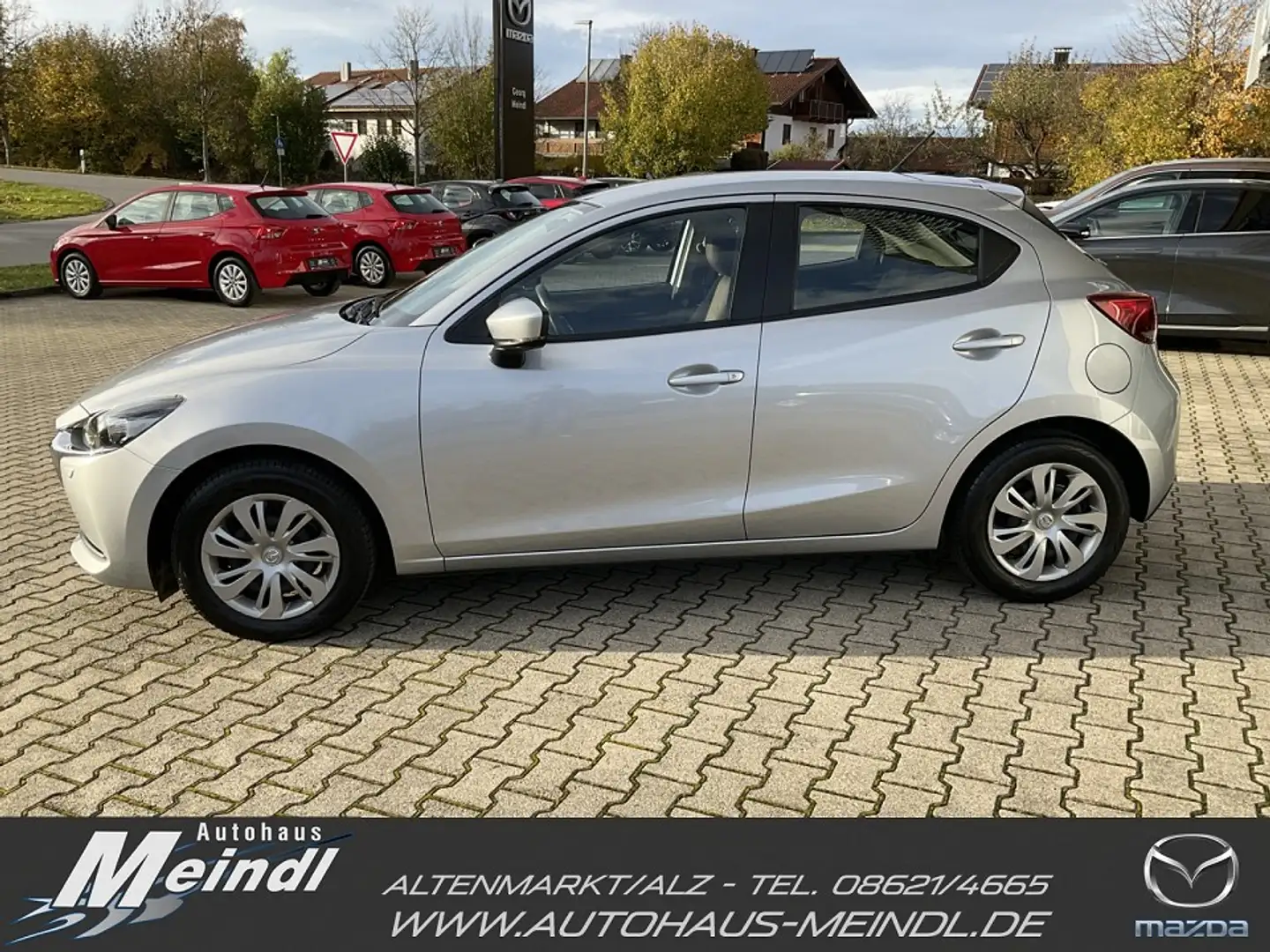 Mazda 2 SKYACTIV-G 75 FWD Center-Line Apple Carplay/Androi Silber - 2