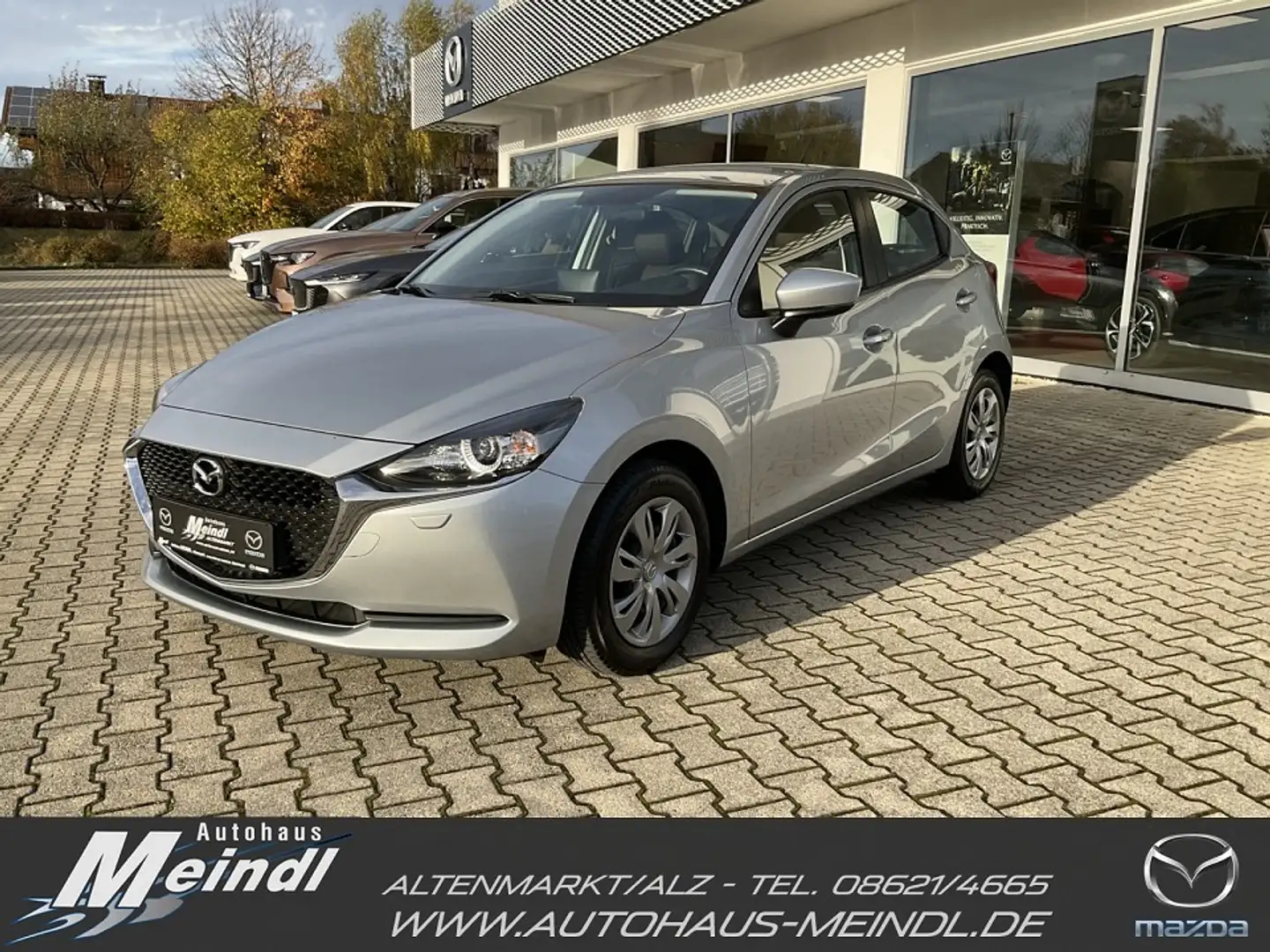 Mazda 2 SKYACTIV-G 75 FWD Center-Line Apple Carplay/Androi Silber - 1