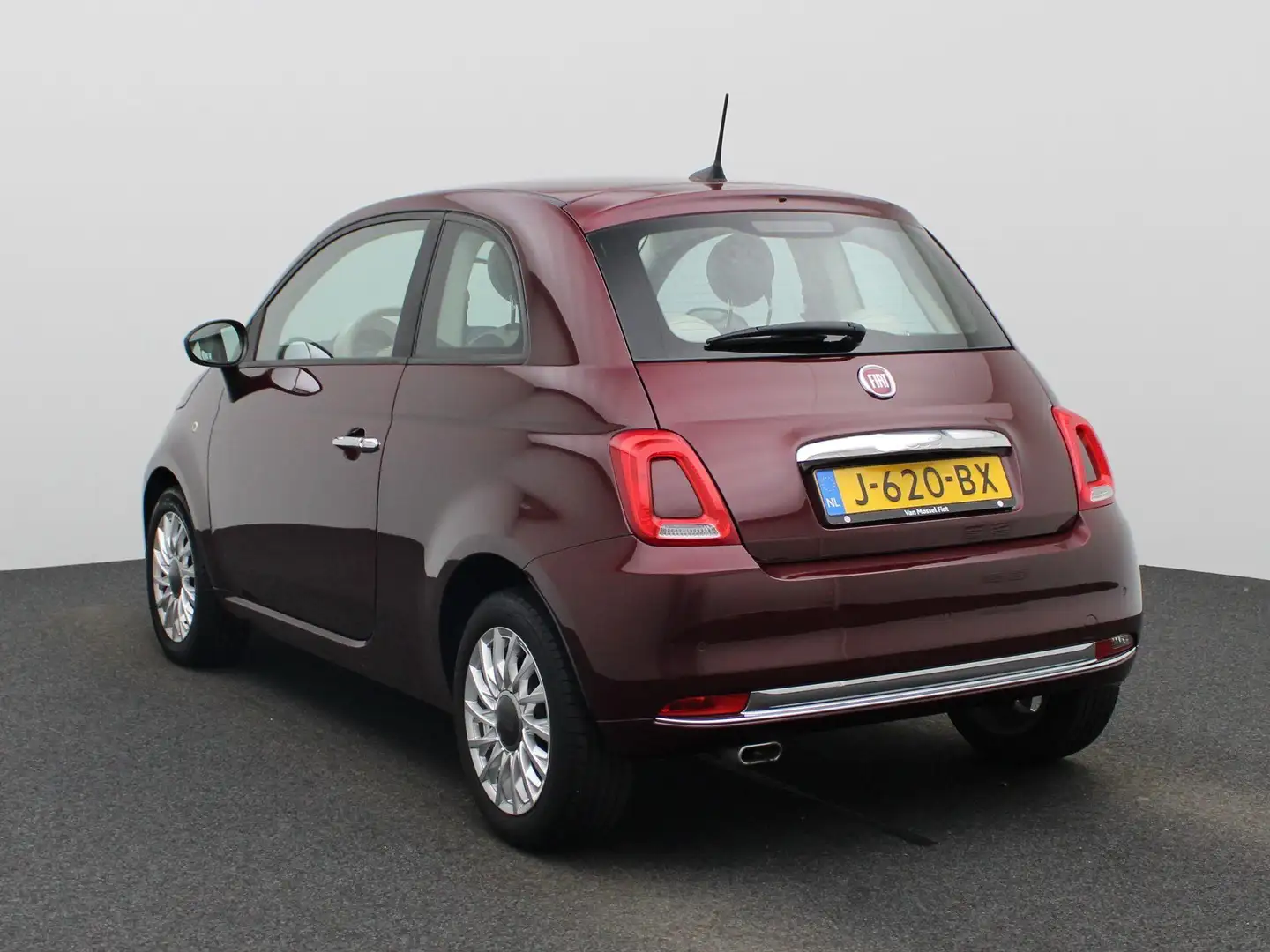 Fiat 500 1.0 Hybrid Lounge | NAVIGATIE | PARKEERSENSOREN | Rouge - 2