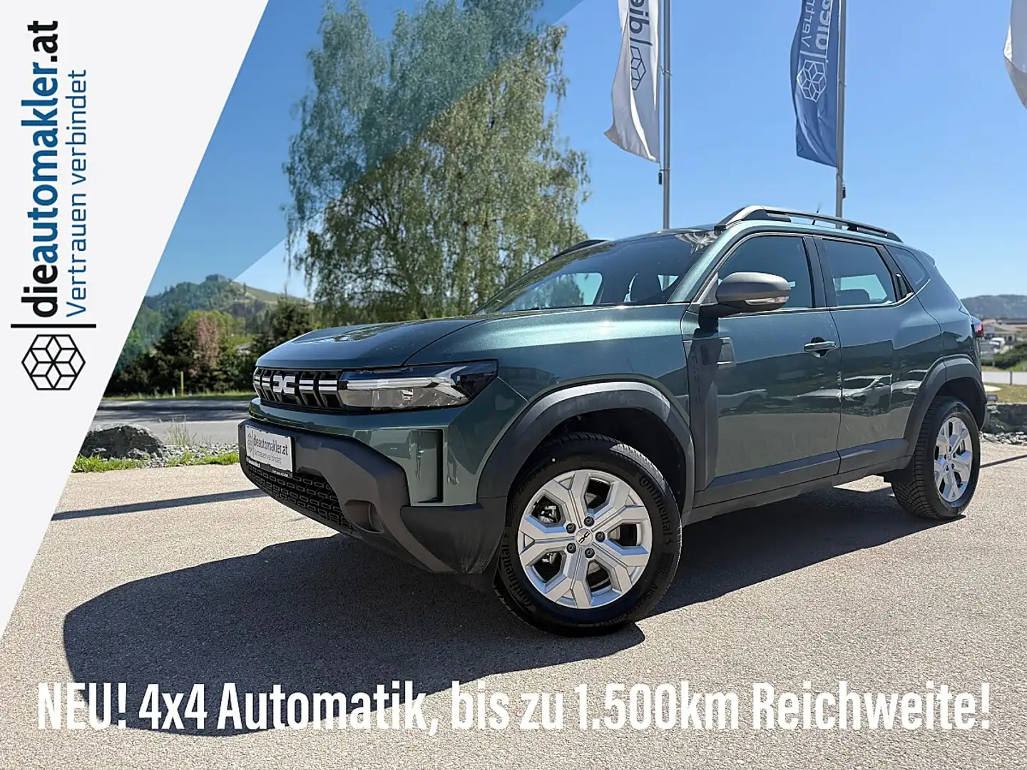 Dacia Duster Expression Hybrid-G 150 4x4 Automatik *NEUES MO... Grün - 1