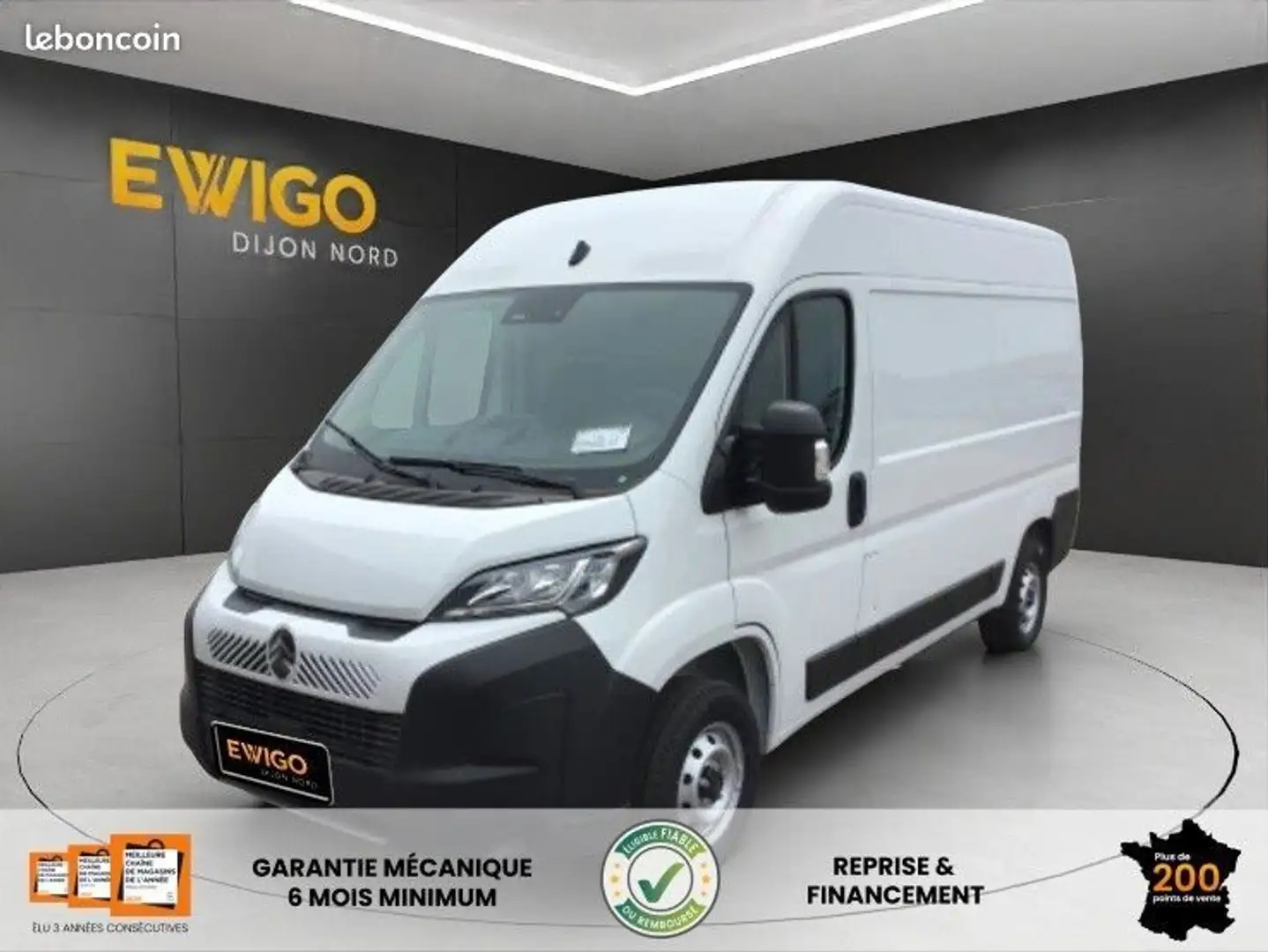 Citroen Jumper fourgon nouveau + 24908ht tole 33 l2h2 120ch s&s bvm6 Weiß - 1