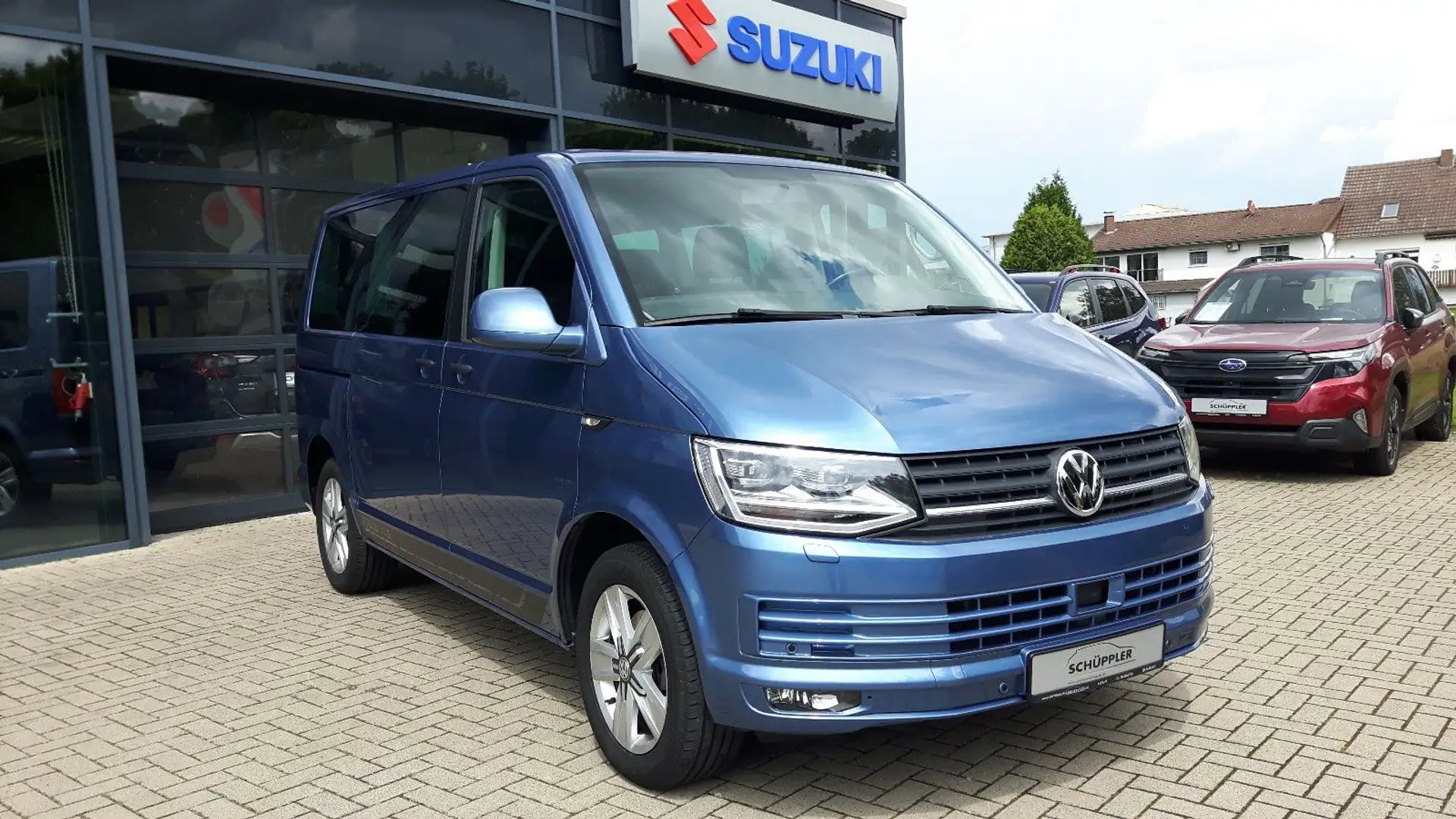 Volkswagen T6 Transporter T6 2,0 TDI Multivan "Freestyle" AHK abn. Albastru - 2