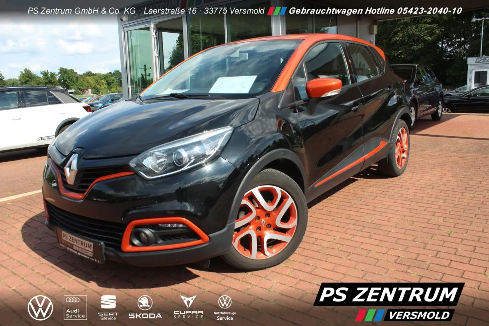 Renault Captur 1.2 TCe DSG 120 EDC Luxe NAVI GRA Bluetooth Schwarz - 1