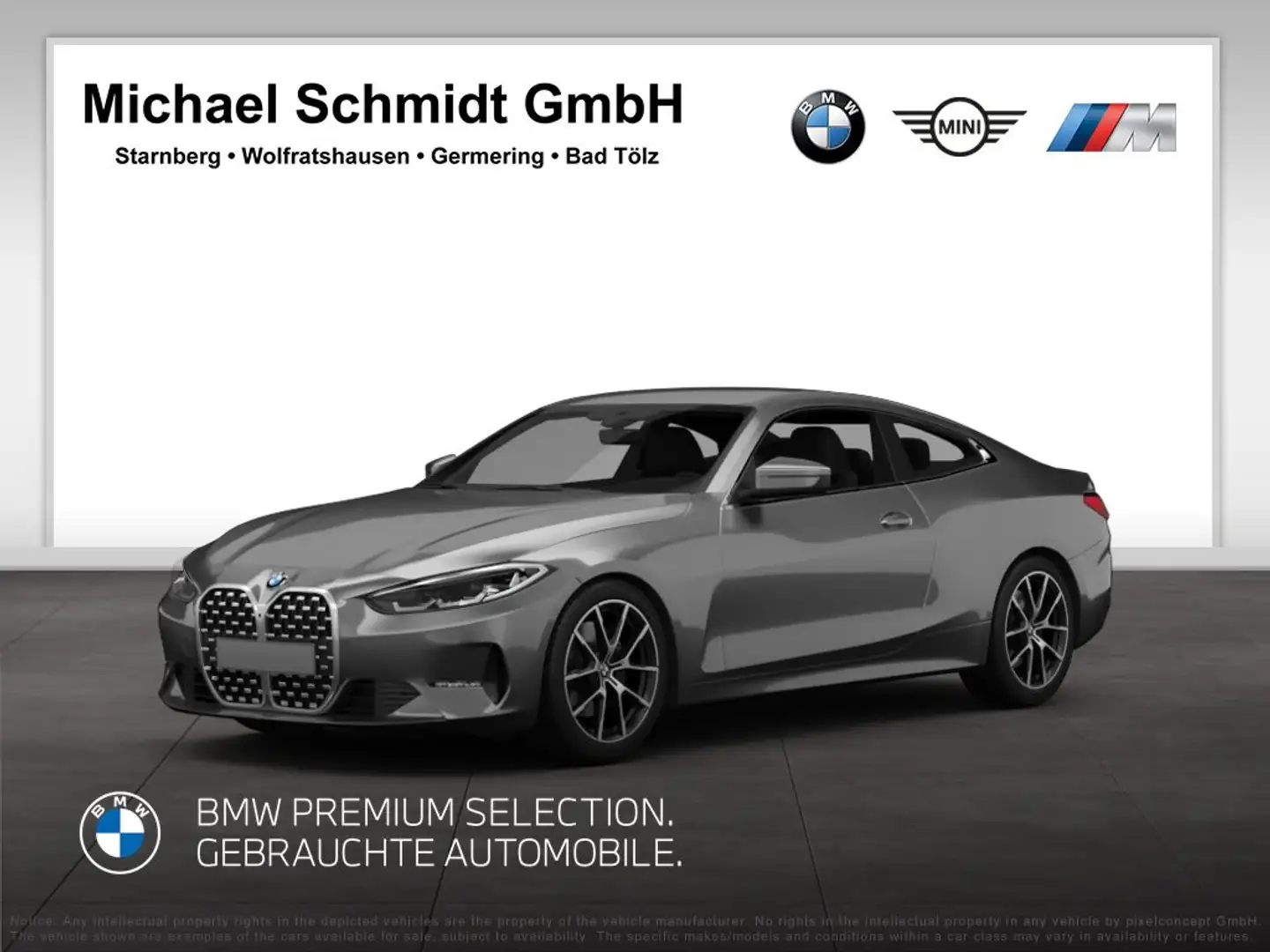 BMW 420 i Coupé M Sportpaket HiFi DAB Komfortzg. Shz Grau - 1