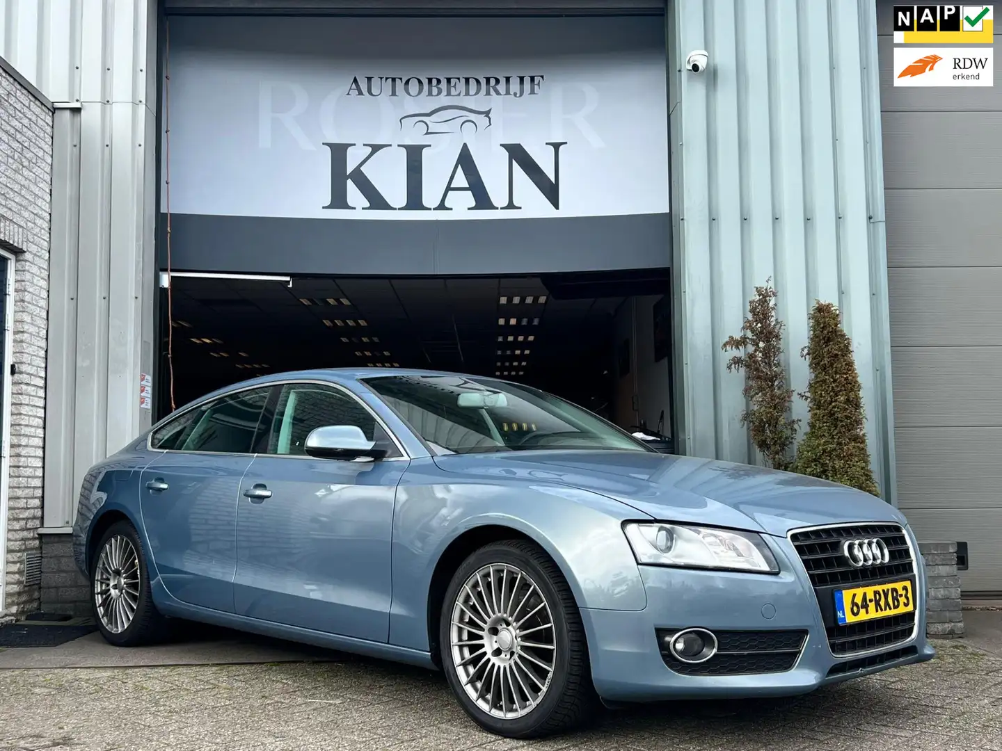 Audi A5 Sportback 2.0 TFSI Blauw - 1