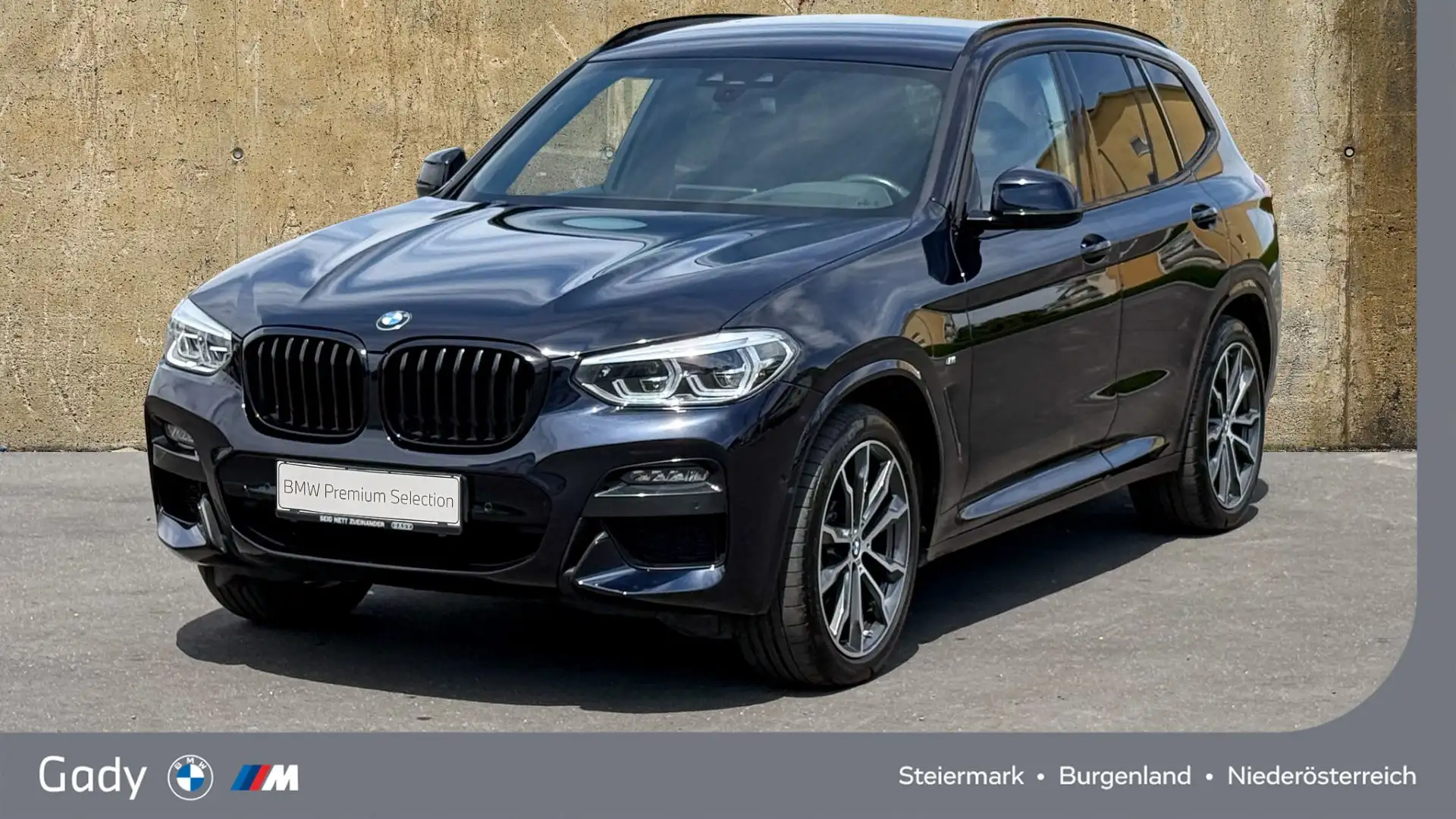 BMW X3 xDrive20d M-Sportpaket Schwarz - 1
