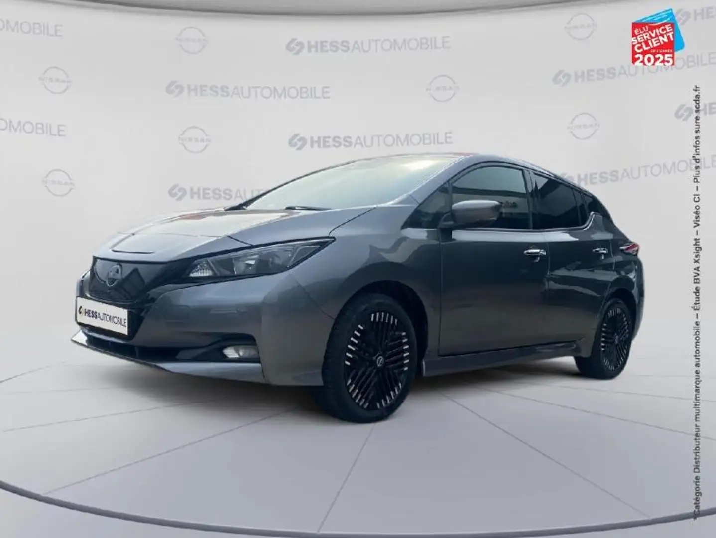 Nissan Leaf 217ch e+ 62kWh N-Connecta 22 Sieges chauf GPS Gris - 1