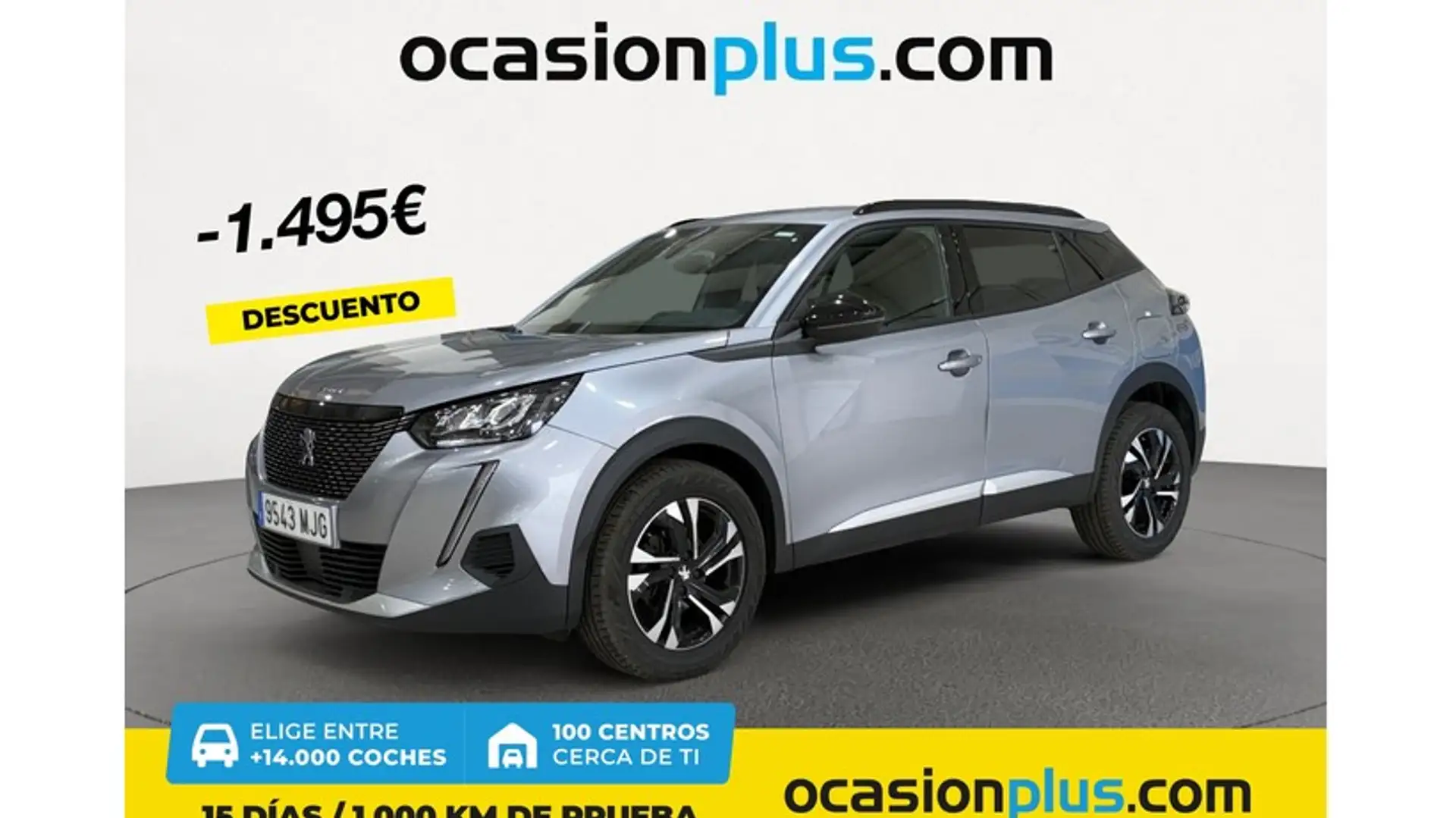 Peugeot 2008 1.2 PureTech S&S Allure 100 Gris - 1