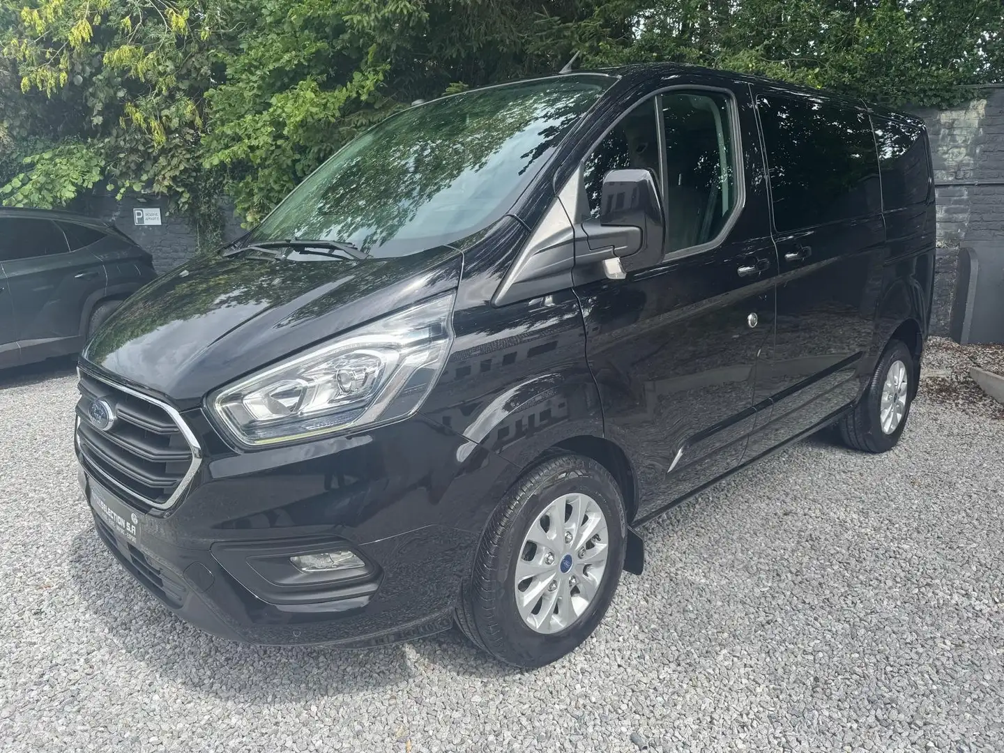 Ford Transit Custom 2.0 TDCi*DOUBLE CABINE*5PLACES*TVA DEDUCTIBLE Noir - 1