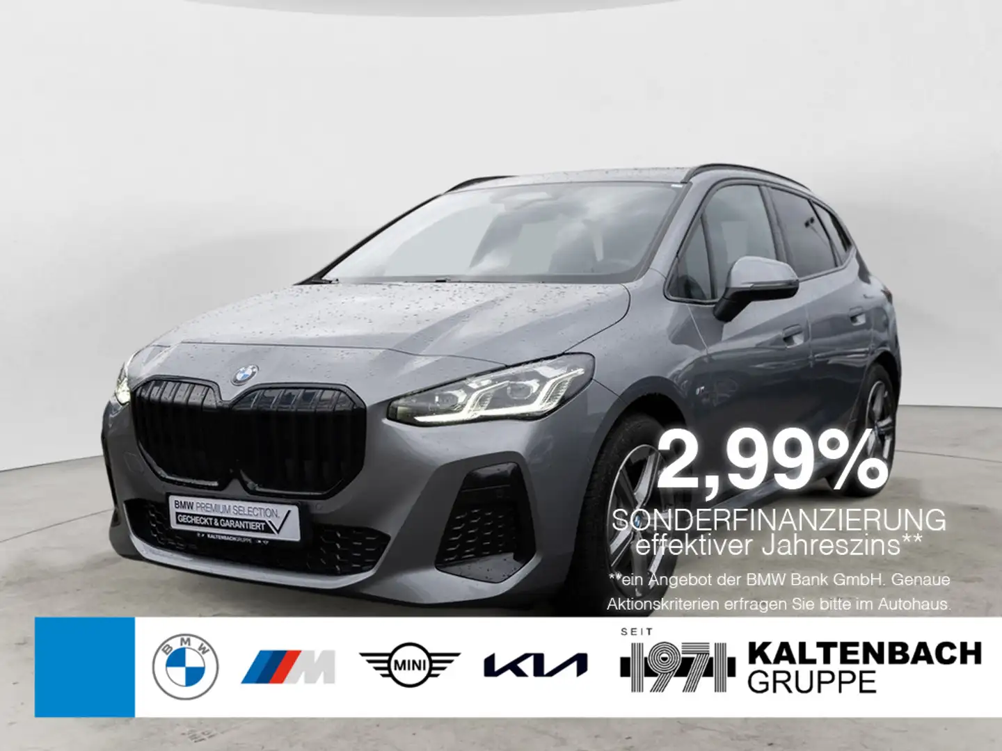 BMW 223 i xDrive M Sport AHK PANO 360° HUD NAVI Grau - 1