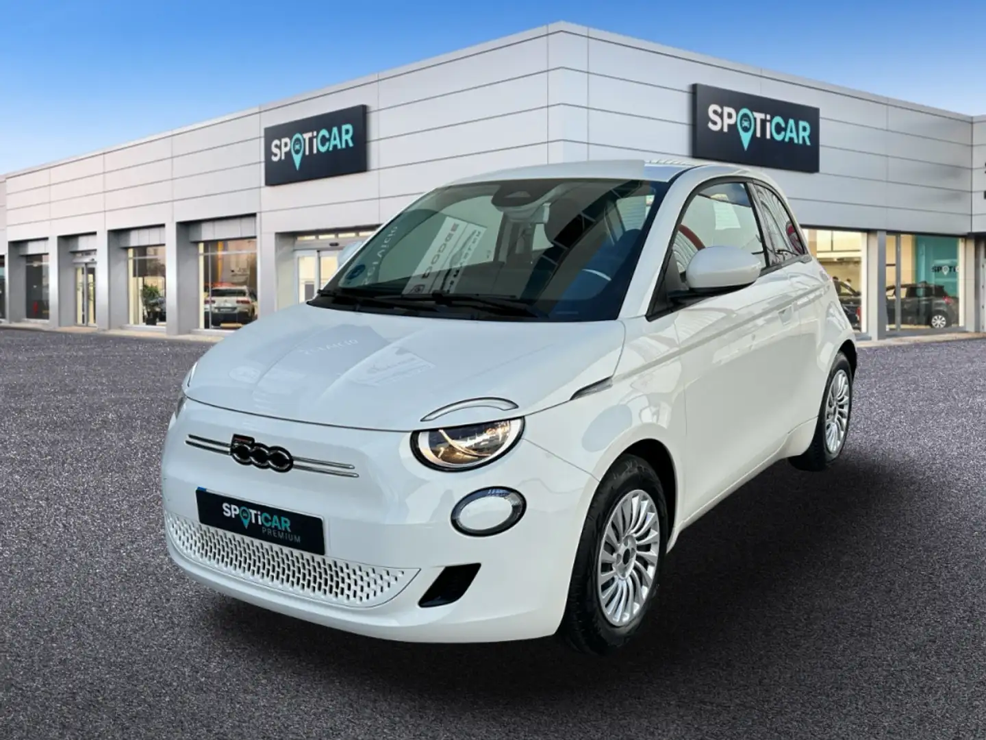 Fiat 500e 70Kw Monotrim Blanc - 1