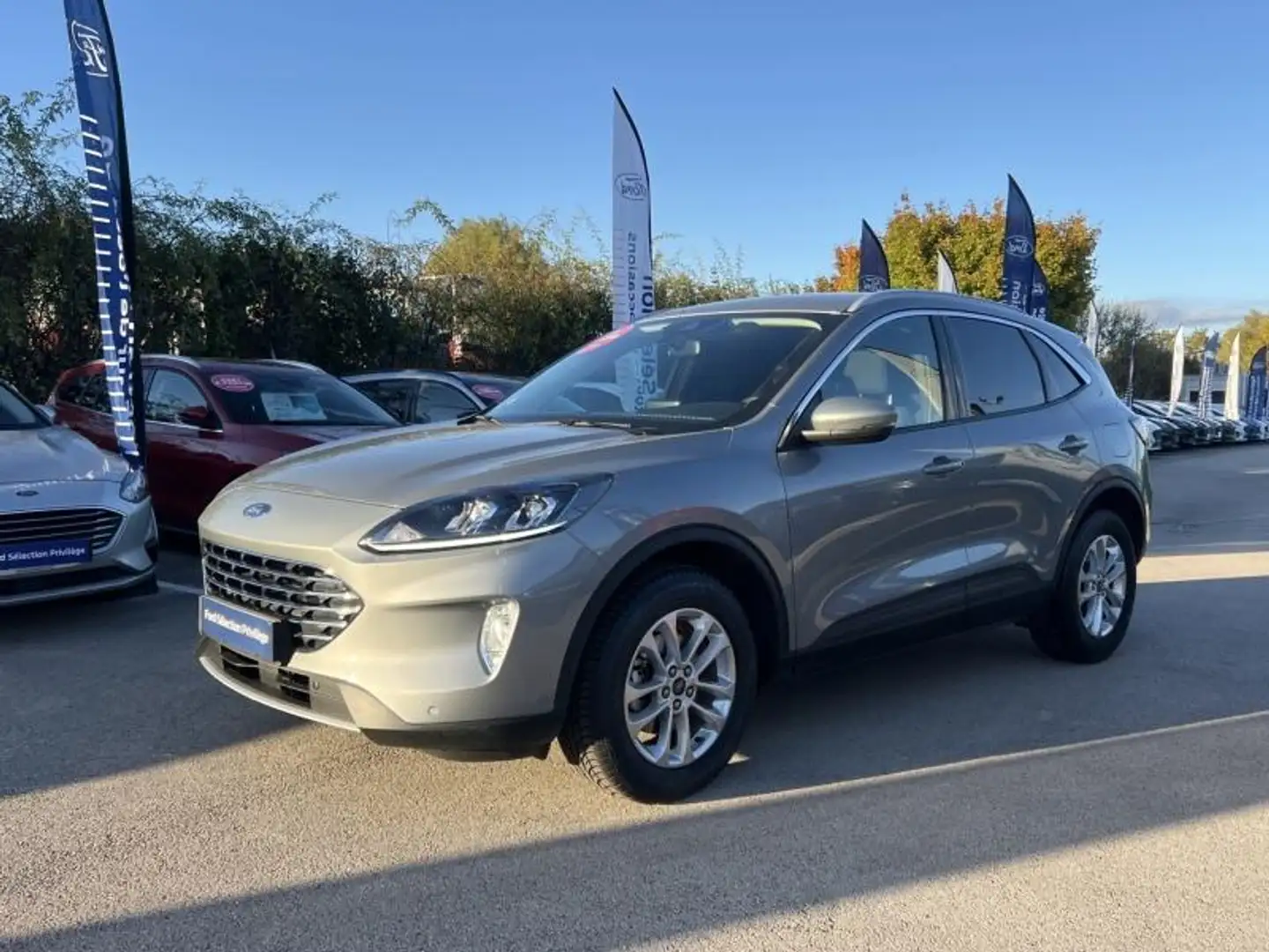 Ford Kuga 2.5 Duratec 190ch FHEV E85 Titanium BVA Gris - 1