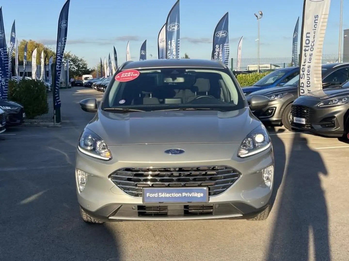 Ford Kuga 2.5 Duratec 190ch FHEV E85 Titanium BVA Gris - 2