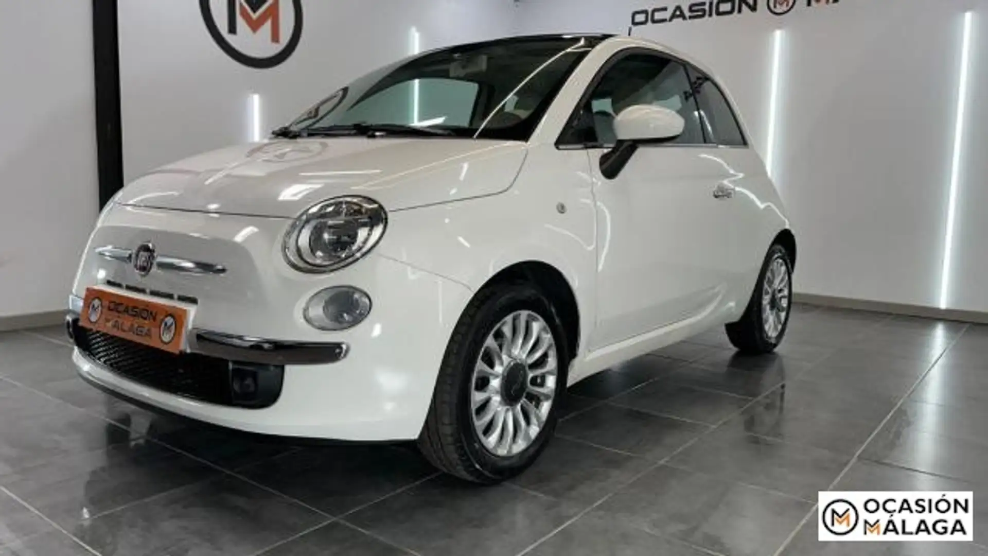 Fiat 500 1.2 Lounge Beżowy - 1