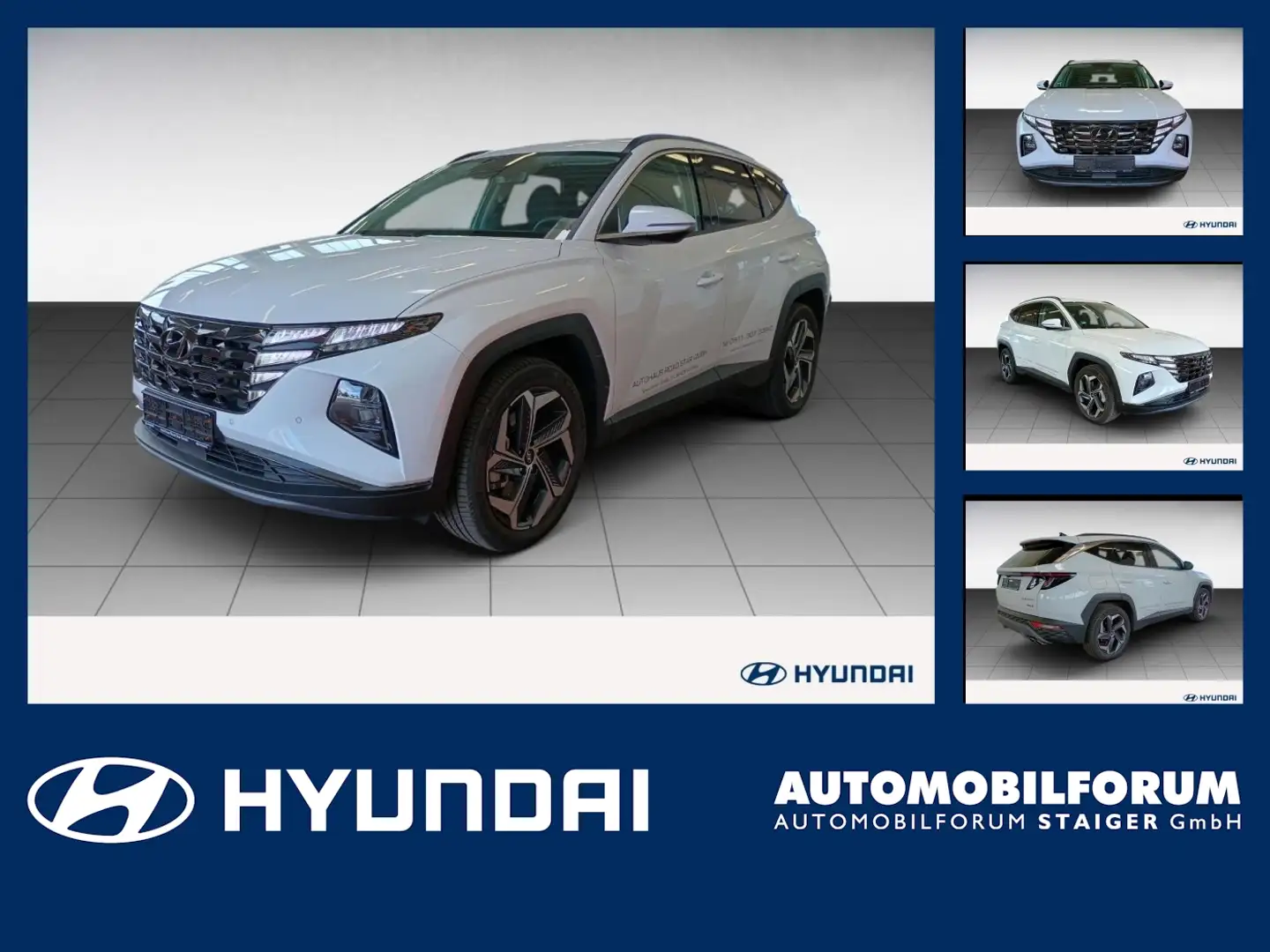 Hyundai TUCSON 1.6 T-GDI Trend FLA SpurH LM 2xKlima PDC Blanc - 1