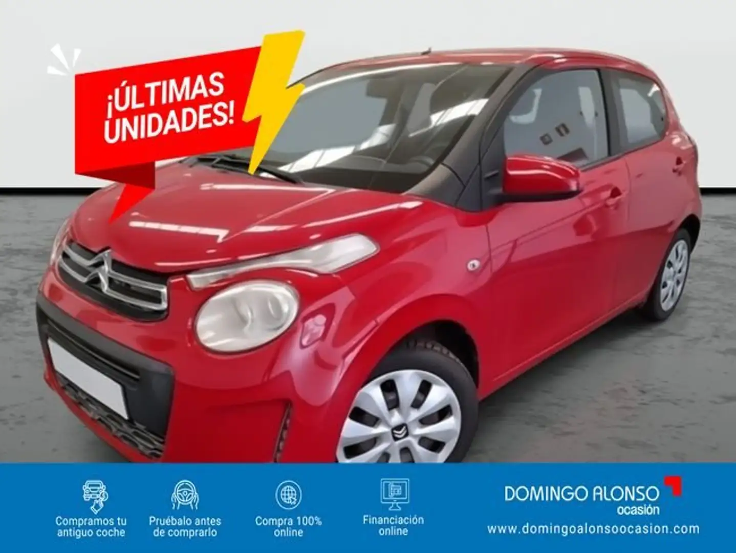 Citroen C1 PureTech 82cv FEEL 5 Puertas Rojo - 1