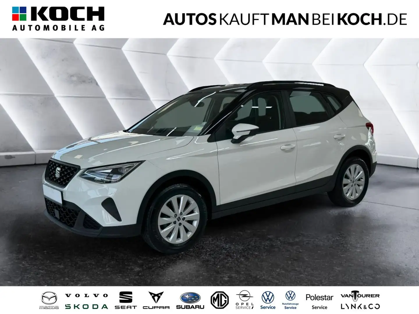 SEAT Arona 1.0 TSI Style NAVI LED PDC FSE KLIMAAUT Weiß - 1