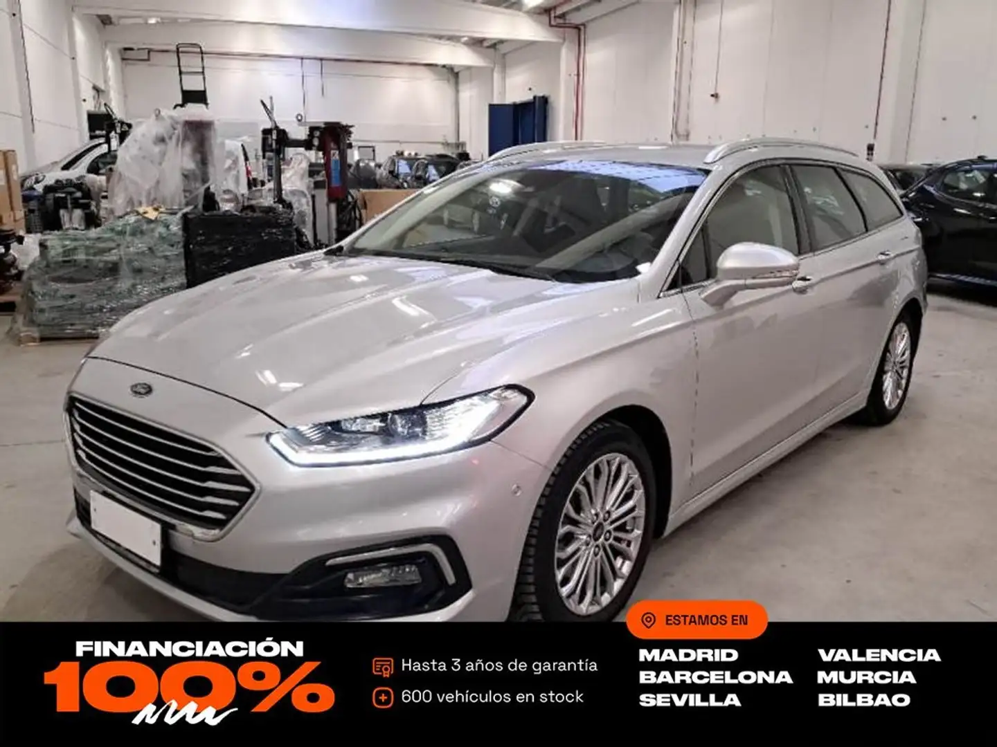 Ford Mondeo 2.0 Híbrido 138kW Titanium HEV AT SB Plateado - 1