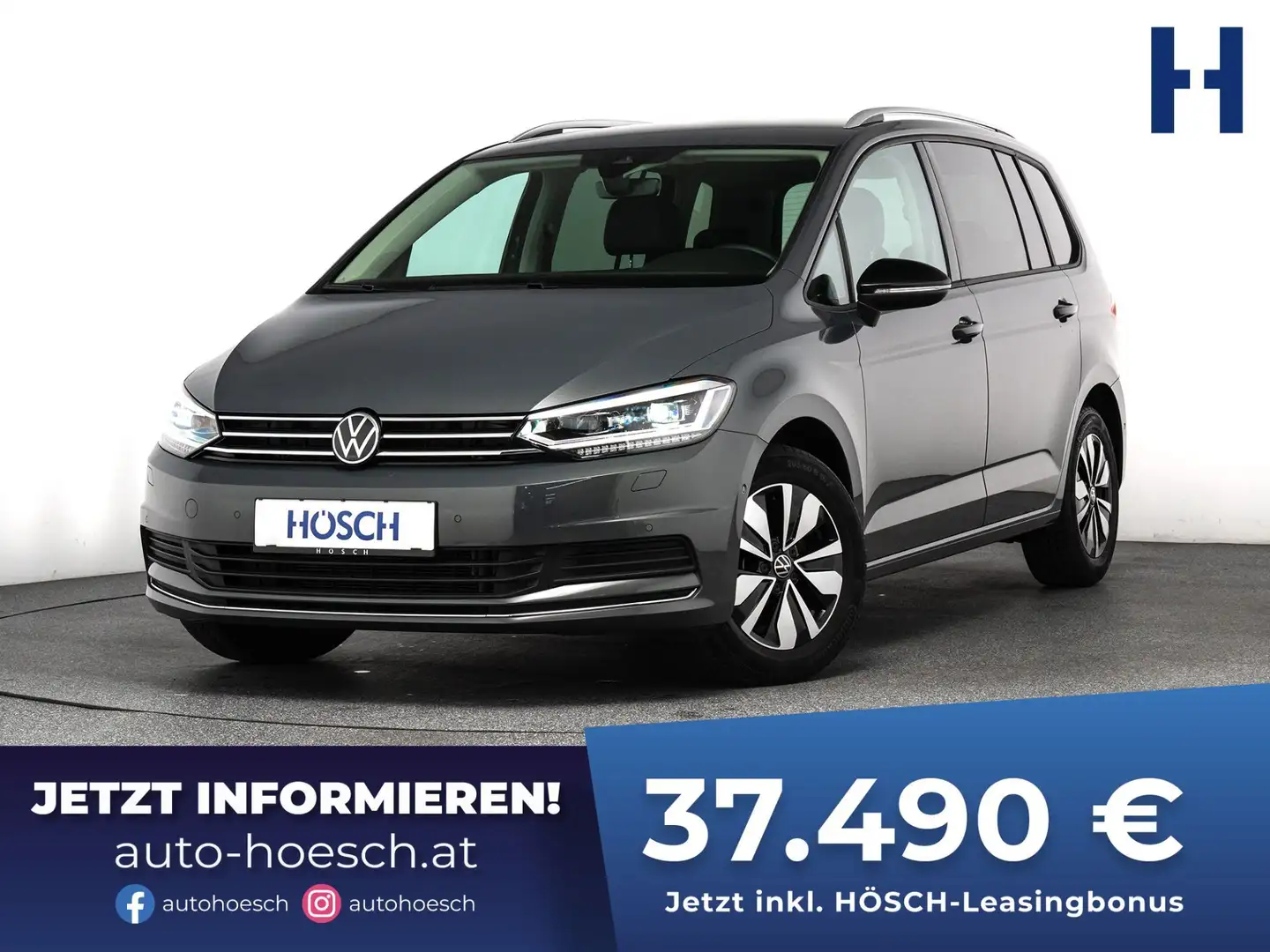 Volkswagen Touran 2.0 TDI Comfortline 7-SITZE AHK IQ.LED ASSISTENZ+ Grau - 1