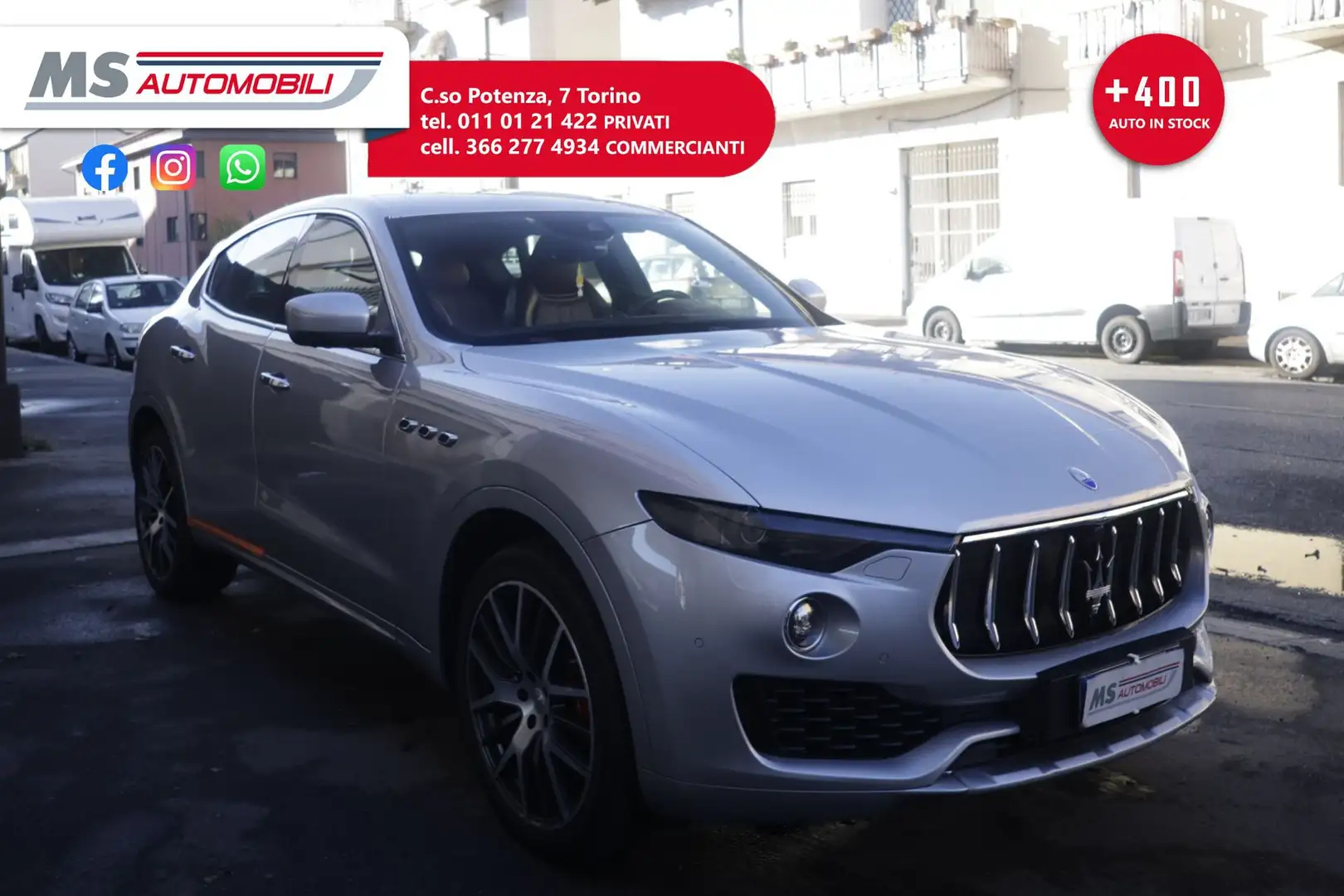 Maserati Levante Maserati Levante V6 Diesel 275 CV AWD Unicopropri Šedá - 1