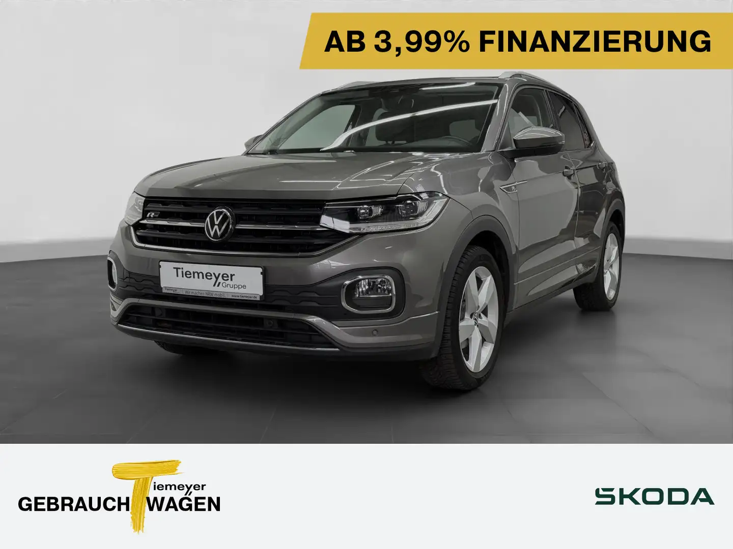 Volkswagen T-Cross 1.5 TSI DSG R-LINE LED NAVI ACC VIRTUAL Gris - 1