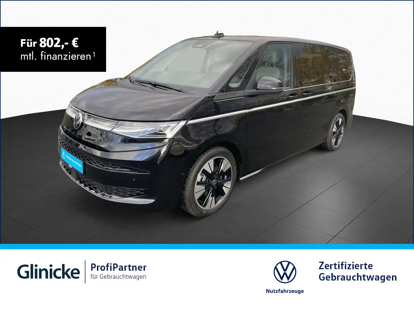 Volkswagen T7 Multivan T7 Multivan Style 1.5 eHybrid LÜ 4MOTION el.Sitz Zwart - 1