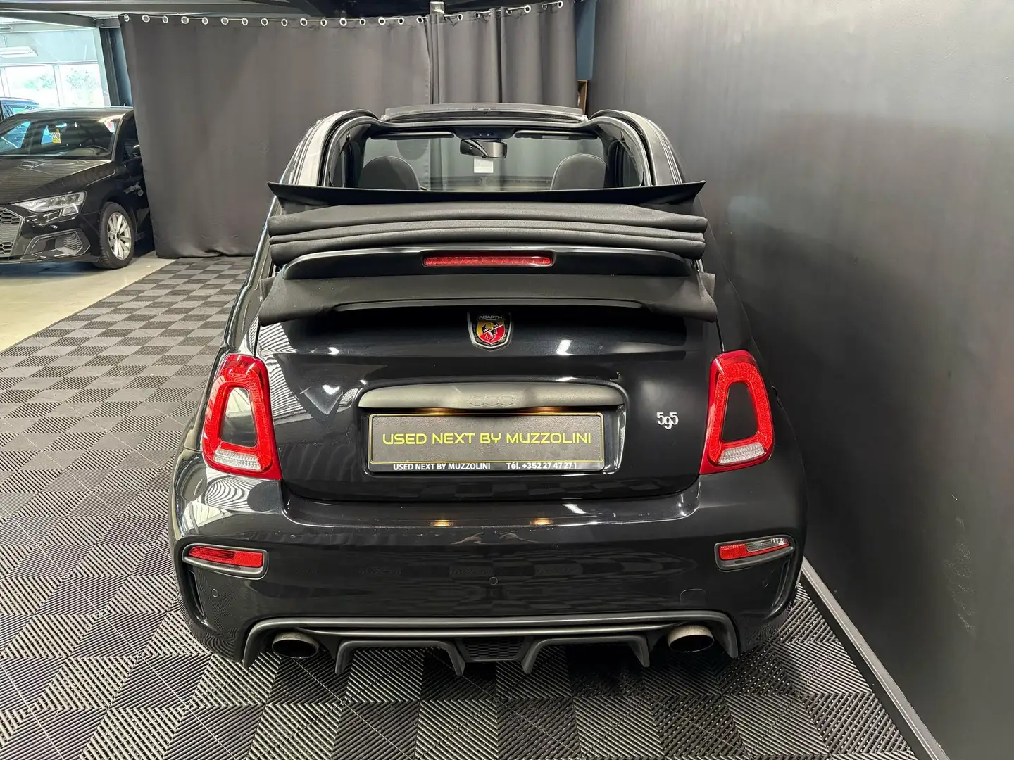 Abarth 595 Turismo Cabriolet Zwart - 2