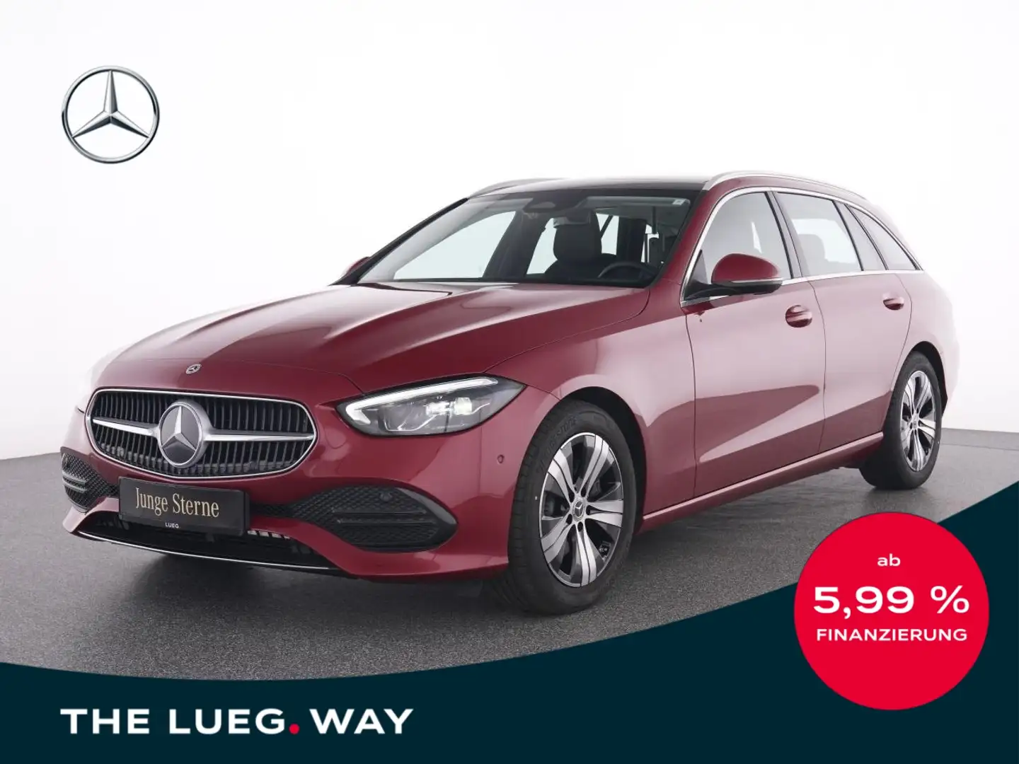 Mercedes-Benz C 220 d 4M T Avantgarde+Pano+LED+EHeck+Sthzg+RFK Red - 1