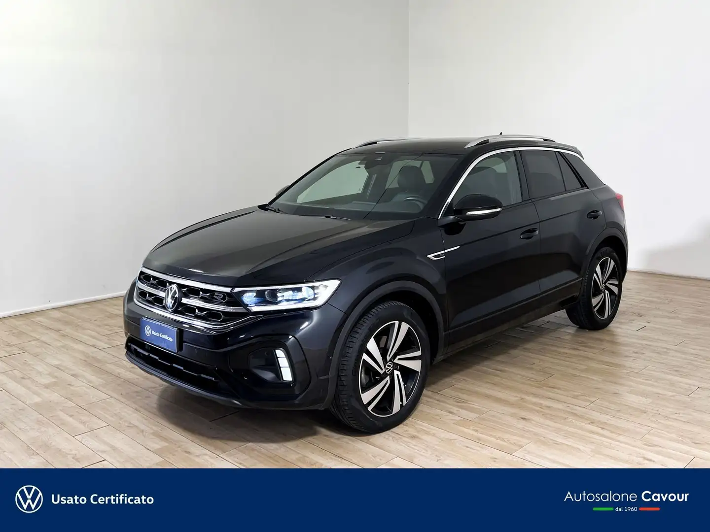 Volkswagen T-Roc T-Roc 2.0 TDI SCR 150 CV DSG 4MOTION R-Line Zwart - 1