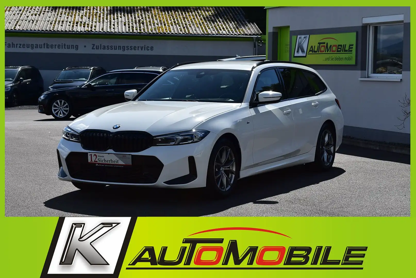 BMW 320 i M Sport ACC+Entry+Head-Up+Leder+Memory+AHK Weiß - 1