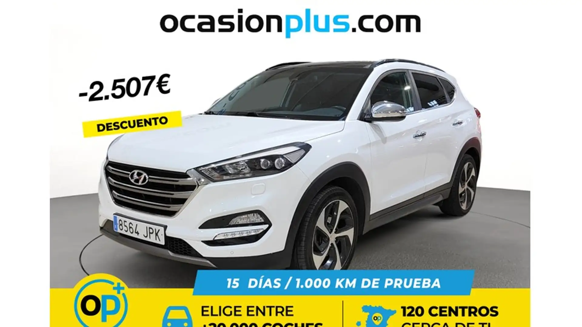 Hyundai TUCSON 2.0CRDI Style 4x4 Aut. 184 Blanc - 1