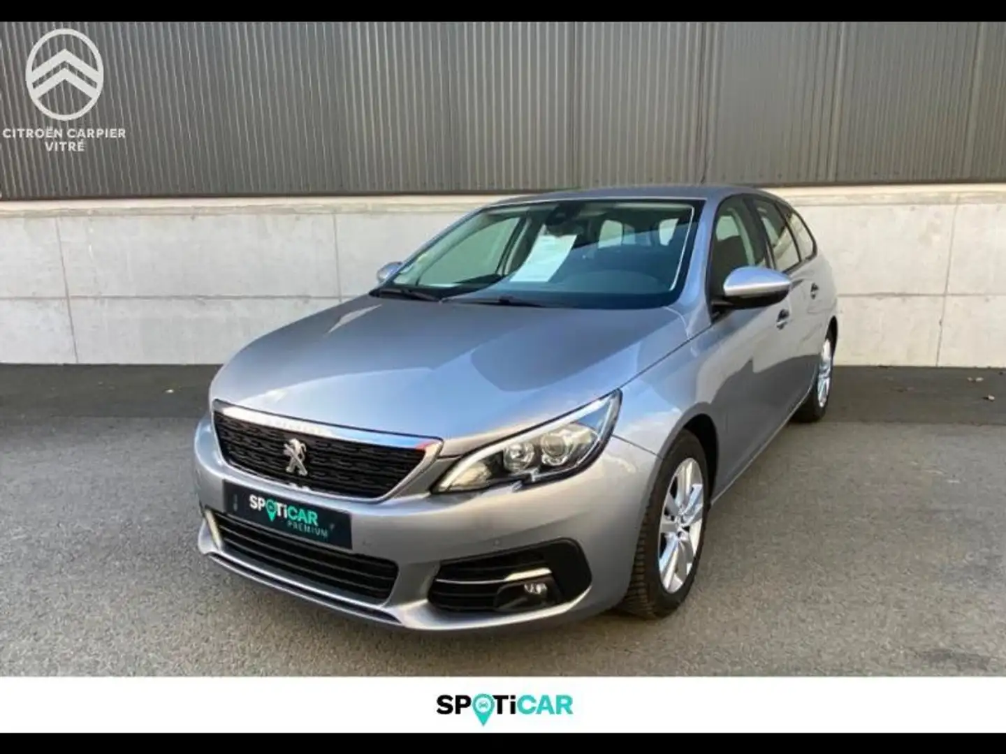 Peugeot 308 1.5 BlueHDi 130ch S\u0026S Active Pack EAT8 Gris - 1