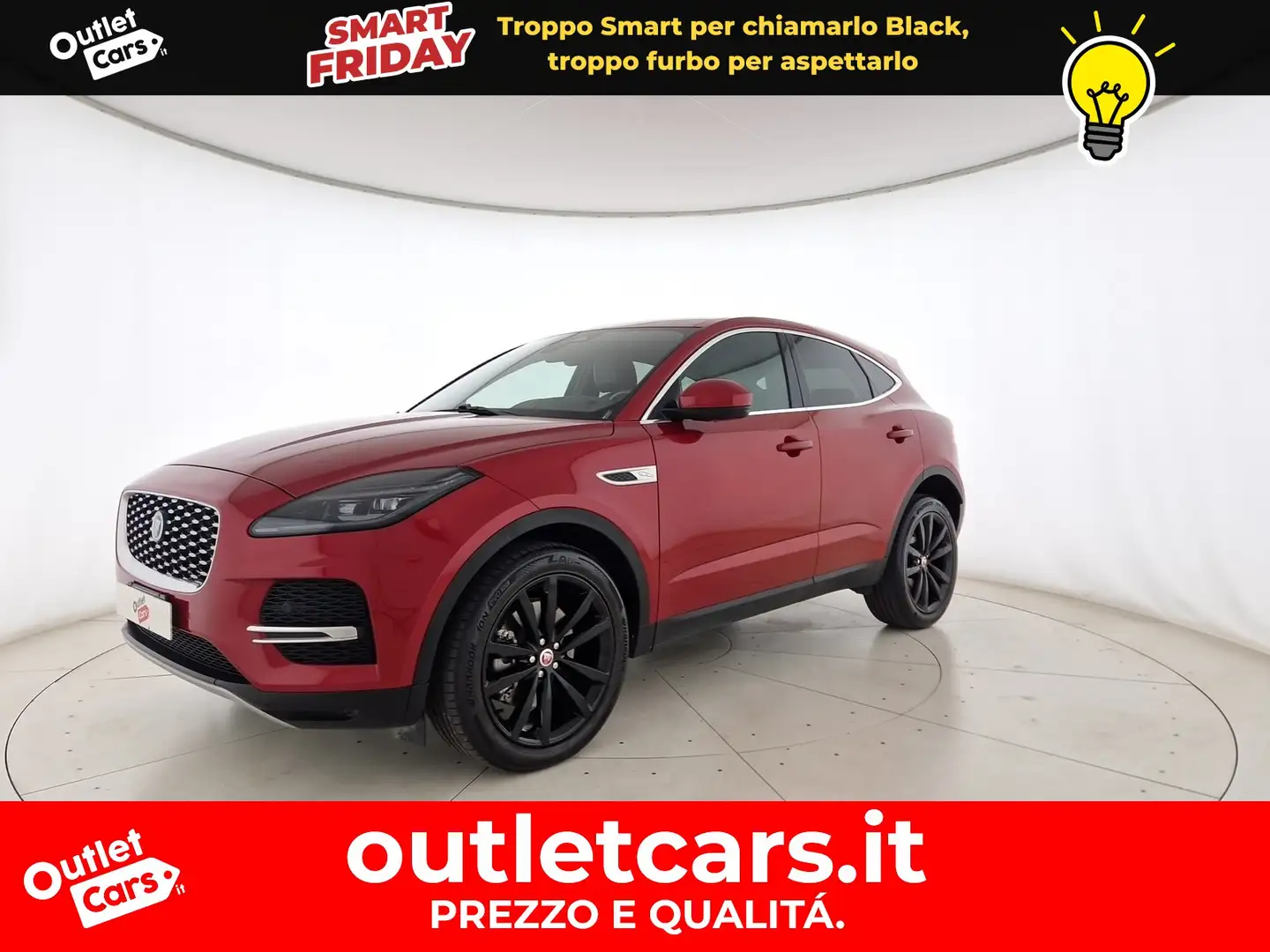 Jaguar E-Pace 2.0d i4 mhev se awd 204cv auto Rouge - 1