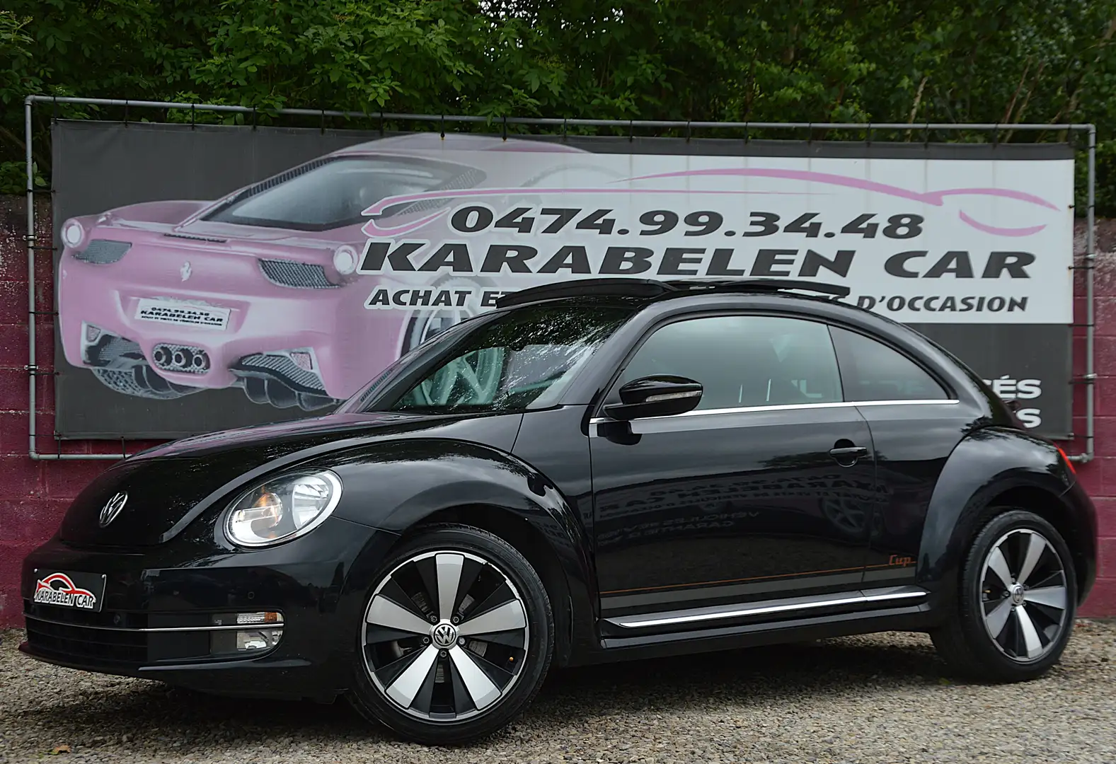Volkswagen Beetle 1.2 TSI Kafer CUP TOIT OUVR SENS AV/AR 96.256KM Czarny - 1