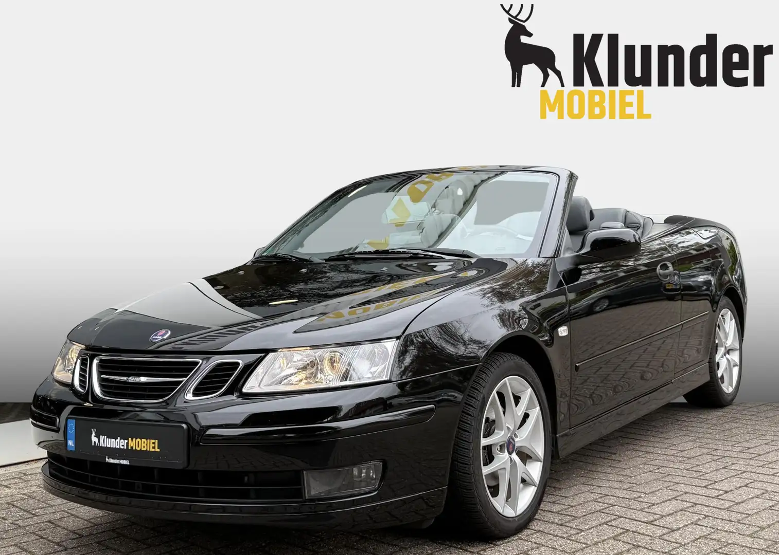 Saab 9-3 Cabrio 1.8t Vector |3e Eig.|Prachtconditie| Noir - 1