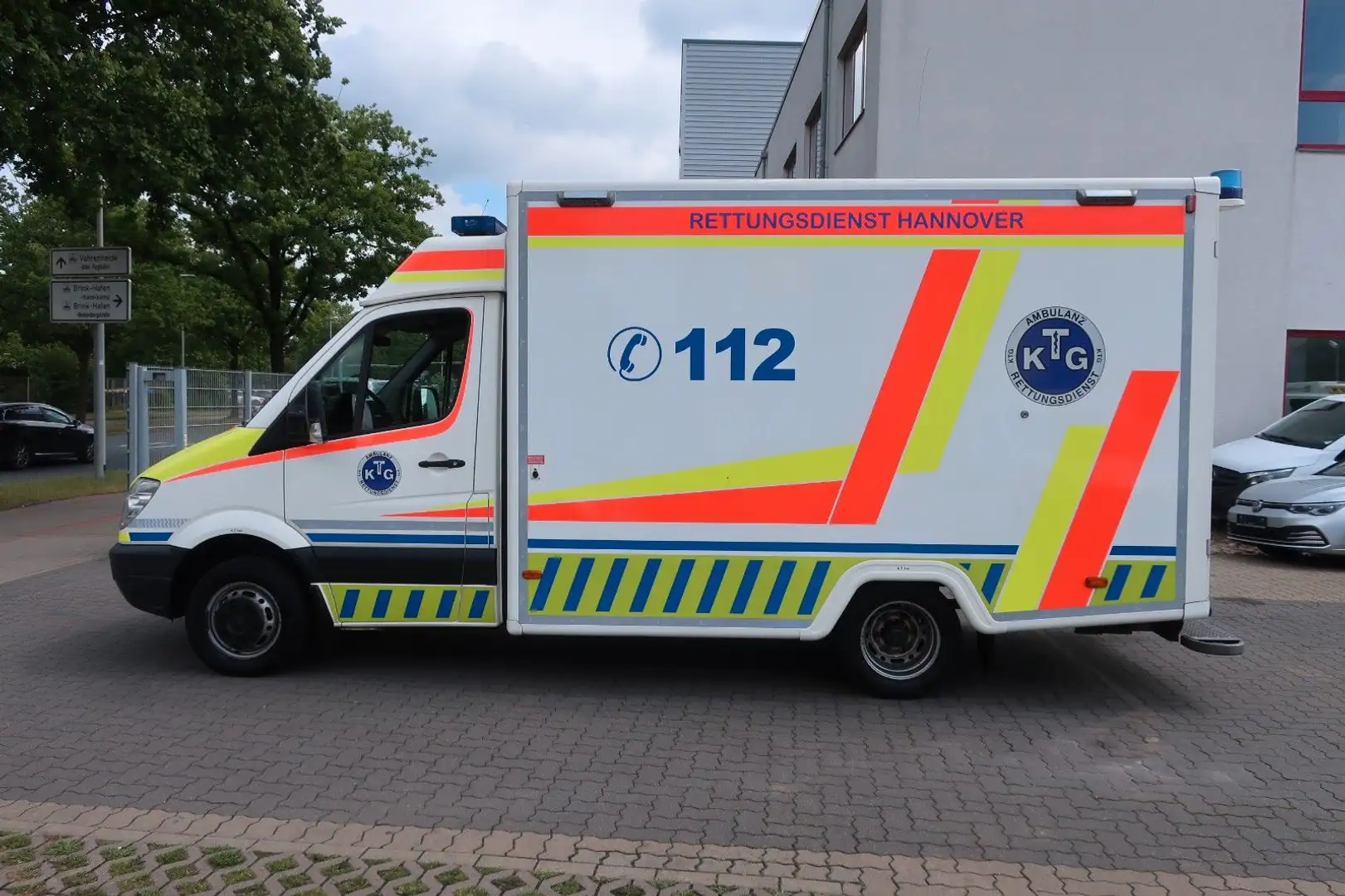 Mercedes-Benz Sprinter II 516 CDI/RTW/KTW/Klima/ Automatik Blanc - 2