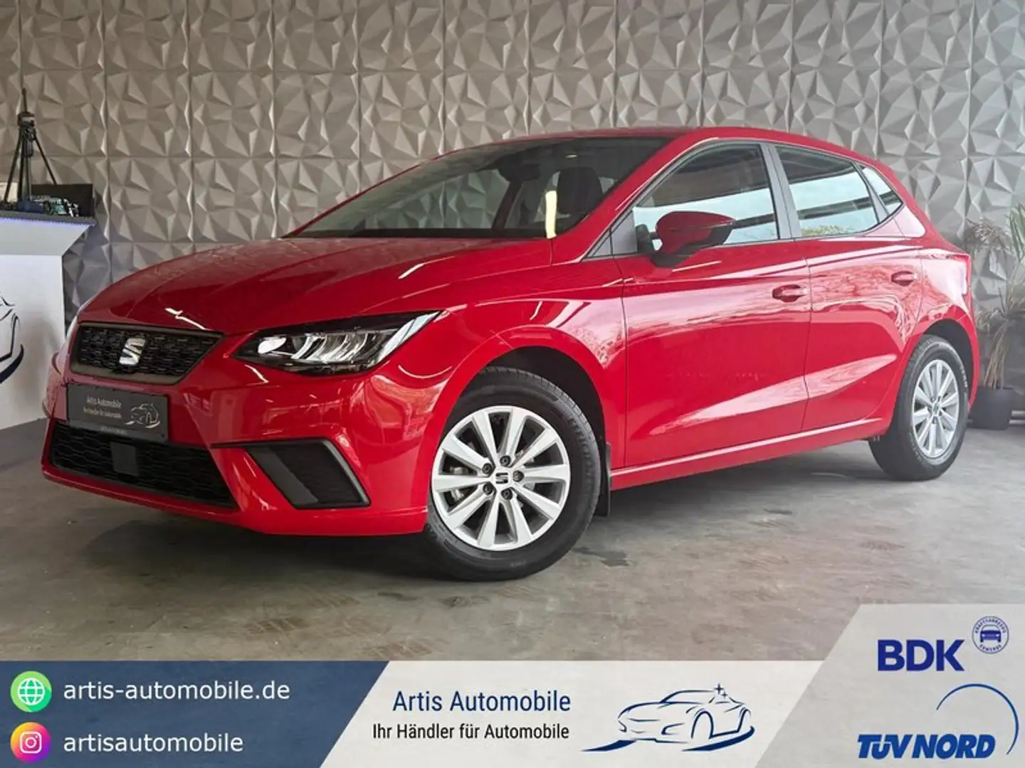 SEAT Ibiza Style CARPLAY-NAVI*SITZHEIZUNG*1.HAND Rouge - 1