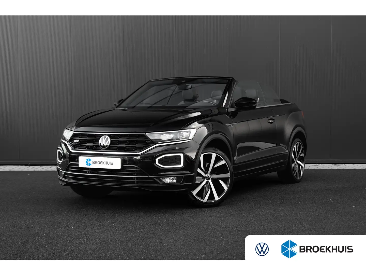 Volkswagen T-Roc Cabrio 1.5 TSI R-Line DSG | Clima | Trekhaak | 1e Negro - 1