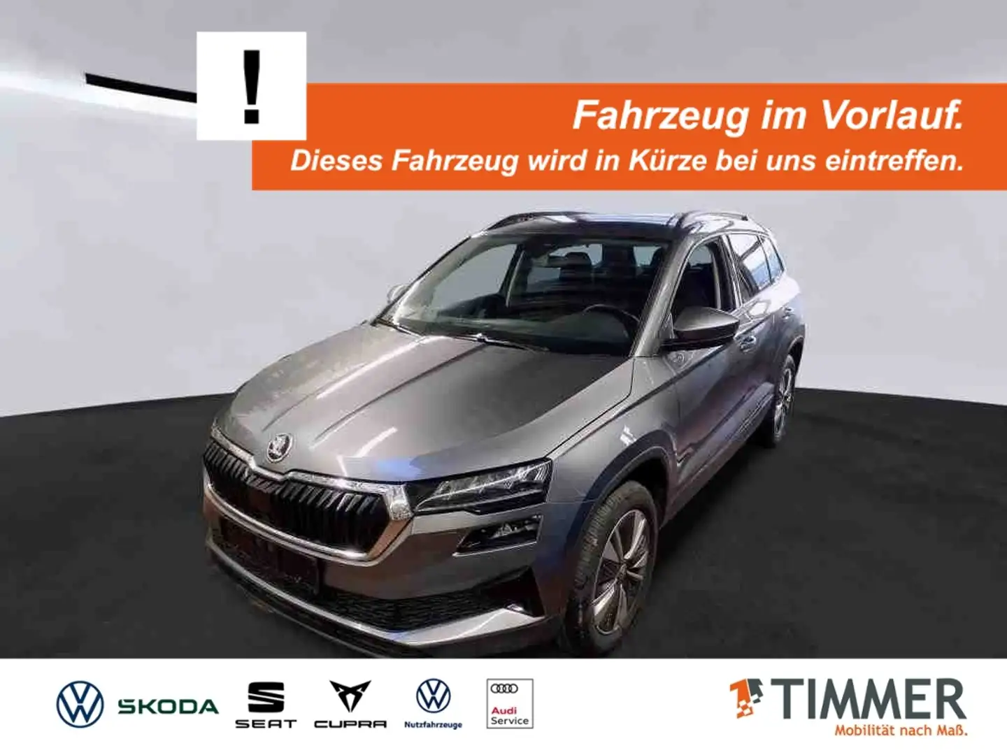 Skoda Karoq 2.0 TDI DSG 4x4 +AHK +LED +ACC +RKAM +VIRTUAL +NA Grau - 1