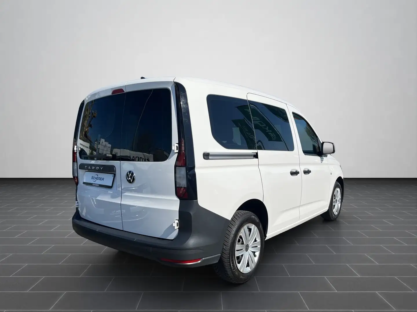 Volkswagen Caddy 2.0 TDI Klima, Lane Assist Blanc - 2