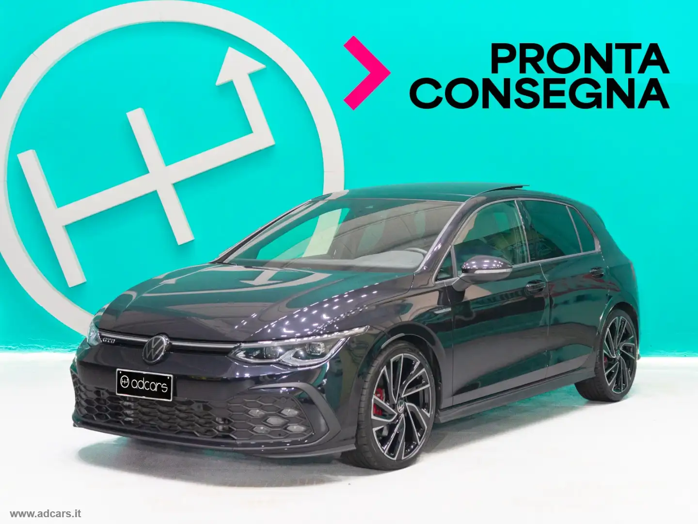 Volkswagen Golf GTD 2.0 TDI GTD DSG TETTO PANORAMICO + IQ LIGHT Zwart - 1