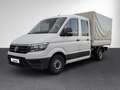 Volkswagen Crafter Pritsche 35 2.0 TDI DOKA L2 +AHK+AUFBAU+ Weiß - thumbnail 2