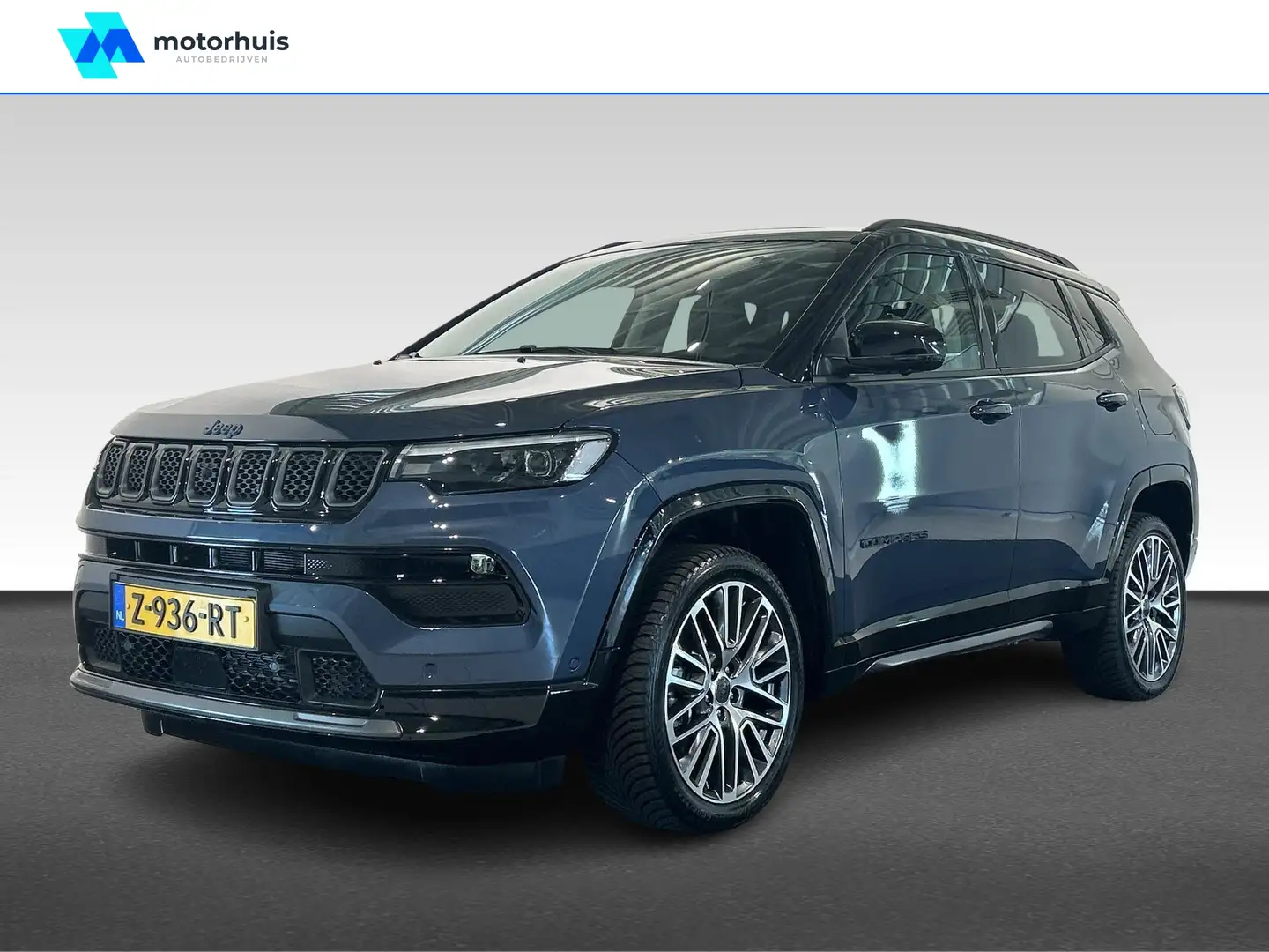 Jeep Compass 1.3T 4XE 240pk Aut Summit Blauw - 1