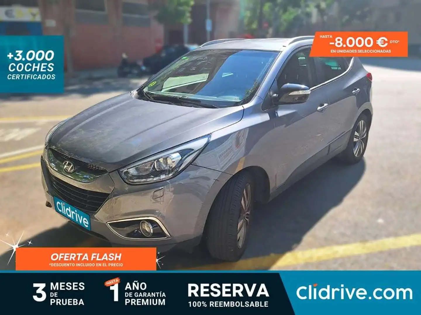 Hyundai iX35 1.7CRDI Go Nav 4x2 Gris - 1