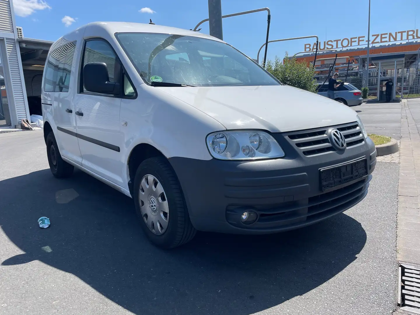 Volkswagen Caddy Benziner TÜV NEU 06/2027+KLIM Blanc - 2