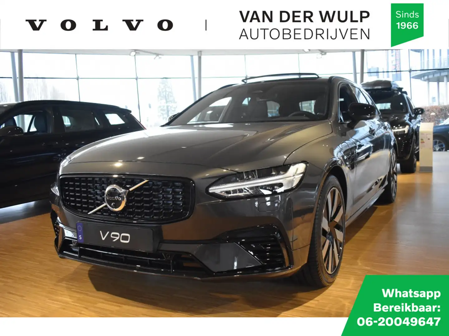 Volvo V90 *NIEUW* T8 455pk AWD UItimate Dark | 360 | BLIS | Szary - 1